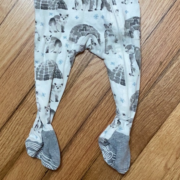 Burt's Bees Baby One Piece Footie Pajamas size 3 to 6 months - Picture 3 of 6